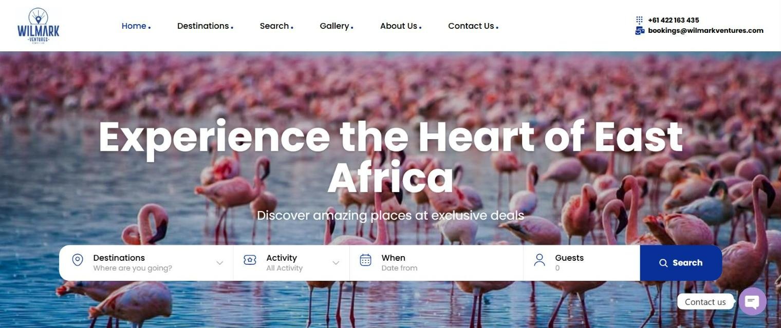Wilmark Ventures homepage